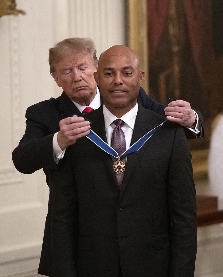 Donald Trump Awards Presidential Medal Of Freedom Photograph by Photo ...