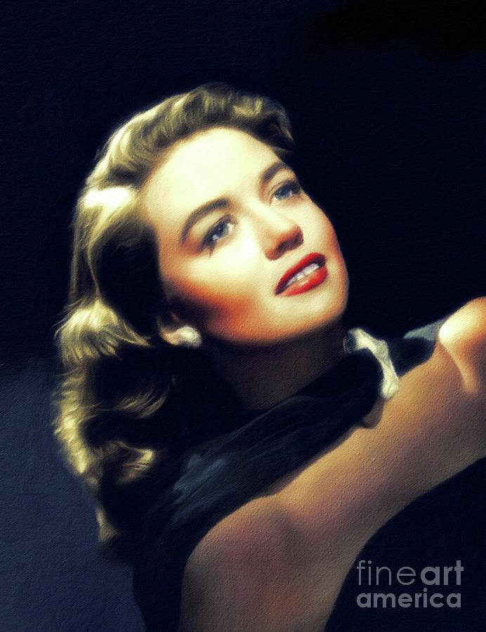 Dorothy Malone, Vintage Actress #1 Painting by Esoterica Art Agency