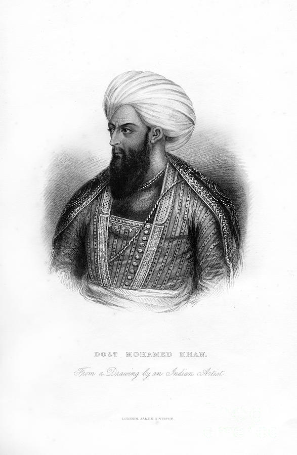 Dost Mahommed Khan, Ruler #1 Drawing by Print Collector