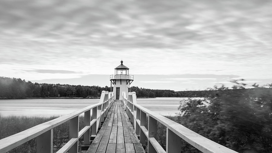 Doubling Point Lighthouse in Maine #1 Photograph by Kyle Lee