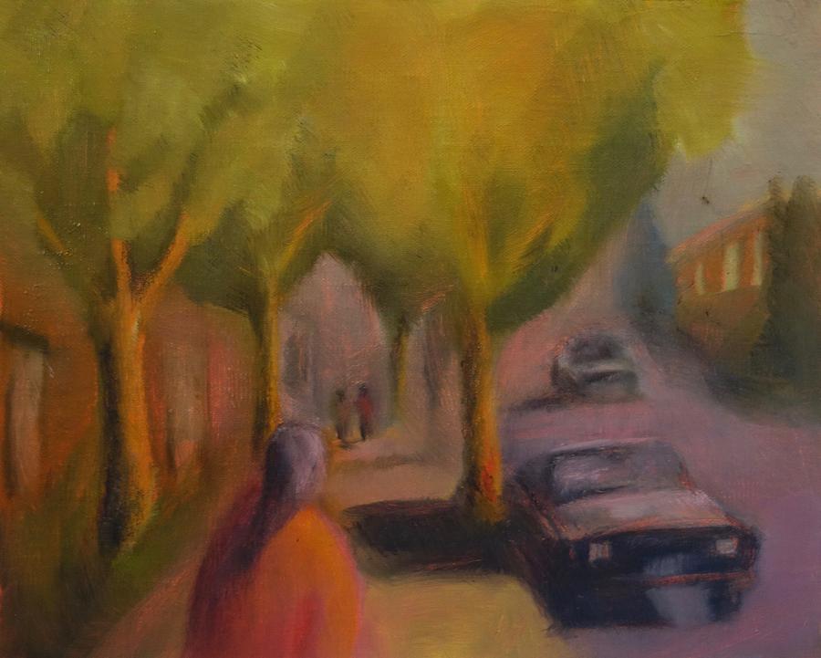 Down by the Library #2 Painting by Suzy Norris
