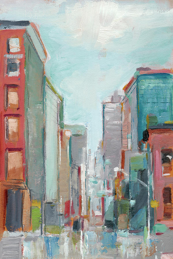 Downtown Contemporary II #1 Painting by Ethan Harper