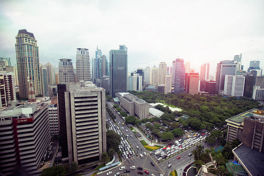 Downtown Manila  Makati Skyline And #1 Photograph by Eternity In An Instant