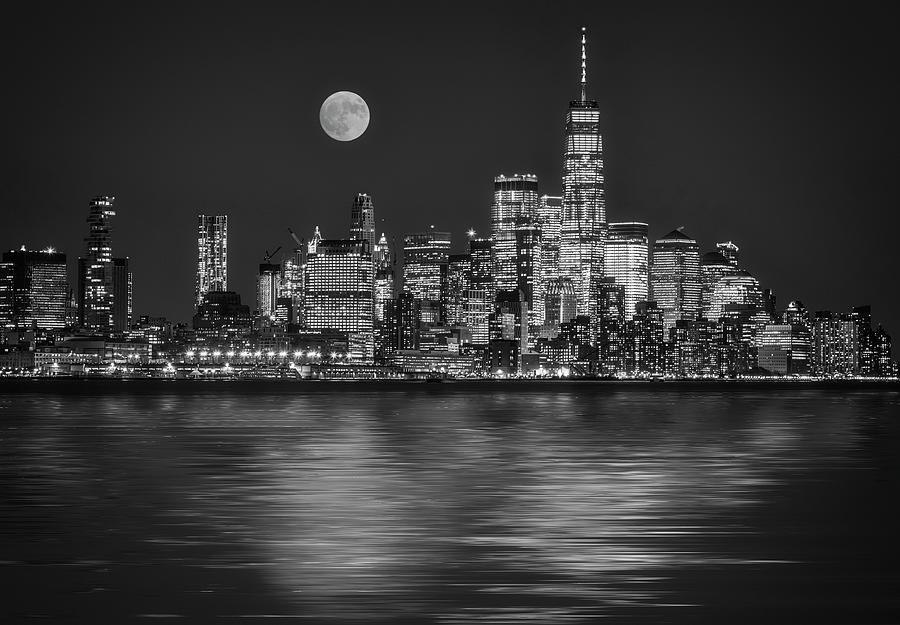 Downtown NYC Skyline  #1 Photograph by Susan Candelario
