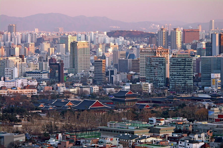 Downtown Of Seoul #1 Photograph by Gw. Nam