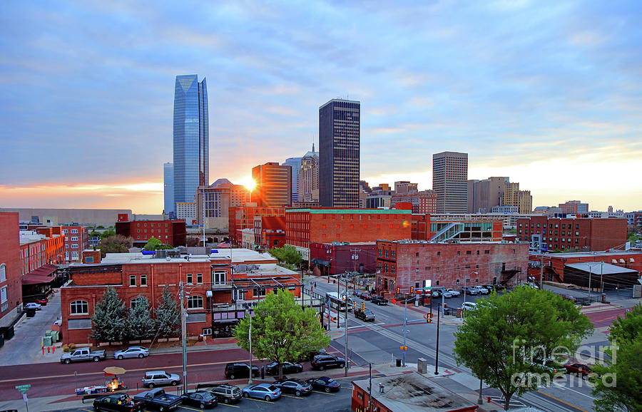 Downtown Oklahoma City Skyline Photograph by Denis Tangney Jr - Pixels