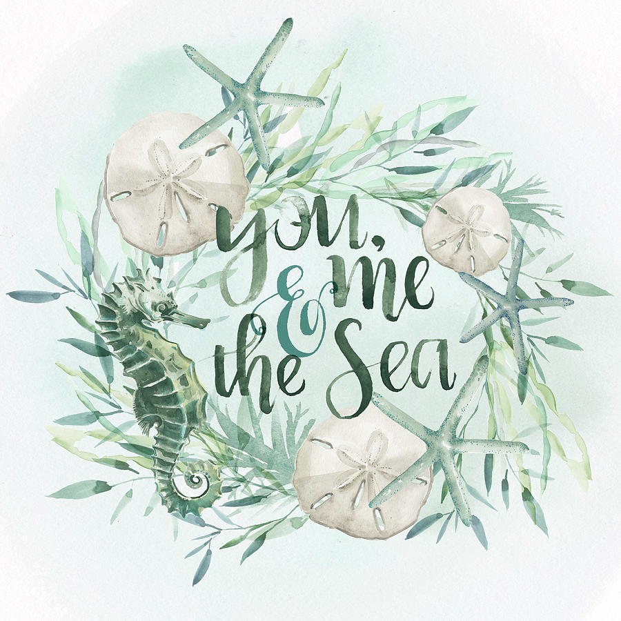 Inspirational Painting - Drawn To The Sea I #1 by Jennifer Paxton Parker