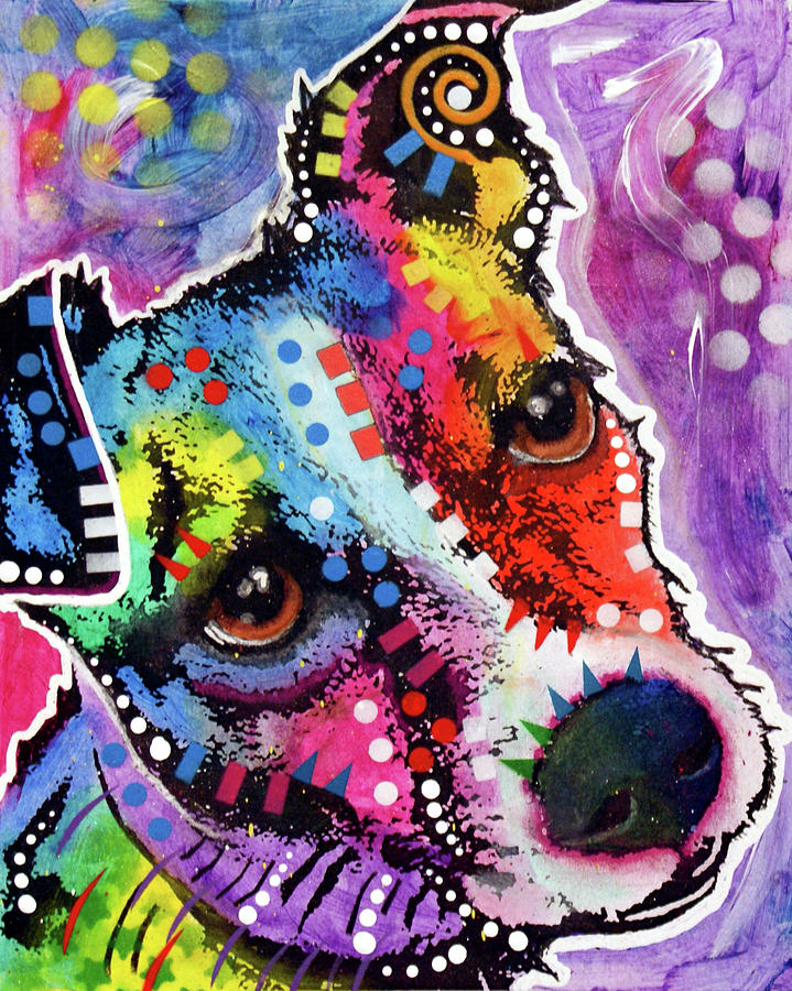 Animal Mixed Media - Dreamy Jack #1 by Dean Russo