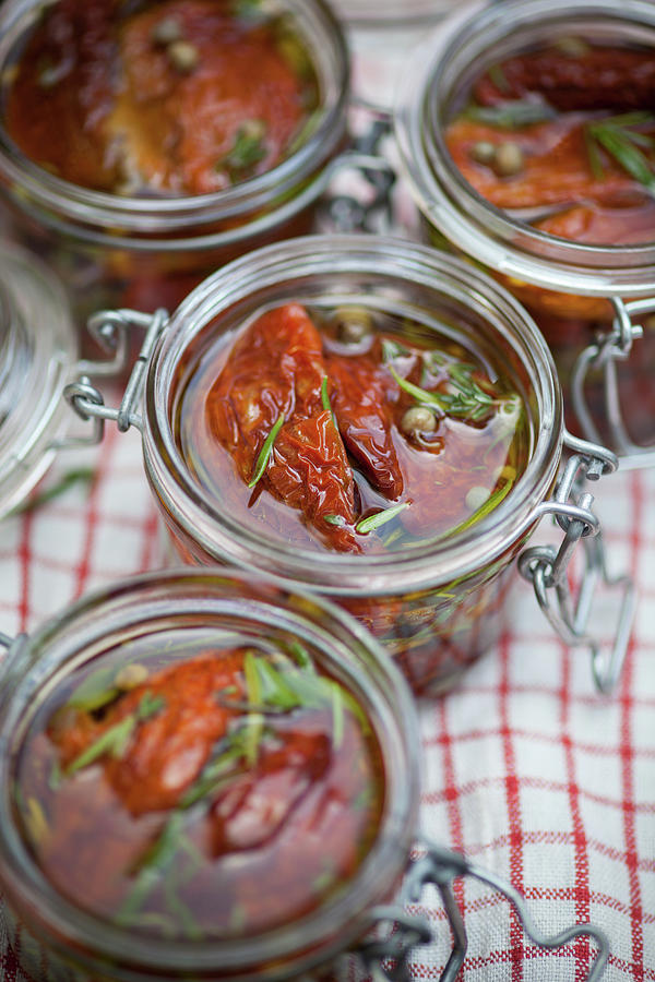 Tomato Photograph - Dried Tomatoes In Oil #1 by Eising Studio