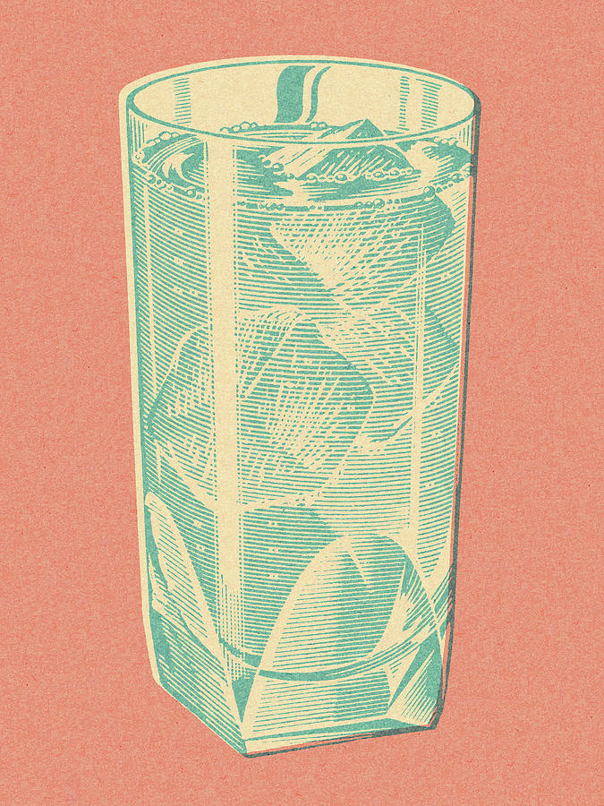 Ice Cube Drawing - Drink With Ice #1 by CSA Images
