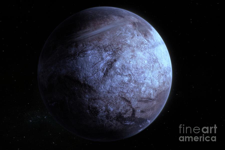 Exoplanet Photograph - Dry Exoplanet by Hypersphere/science Photo Library Exoplanet Photograph - Dry Exoplanet by Hypersphere/science Photo Library