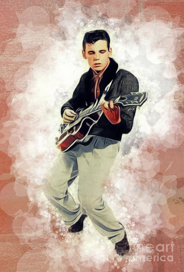 Music Painting - Duane Eddy, Music Legend #1 by Esoterica Art Agency