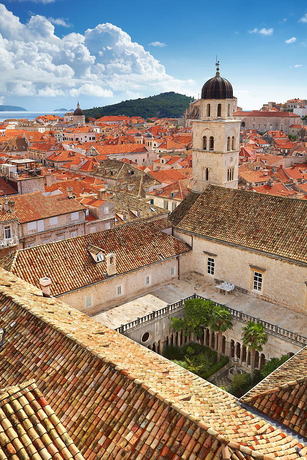 Architecture Photograph - Dubrovnik Old Town City - View #1 by Jan Wlodarczyk