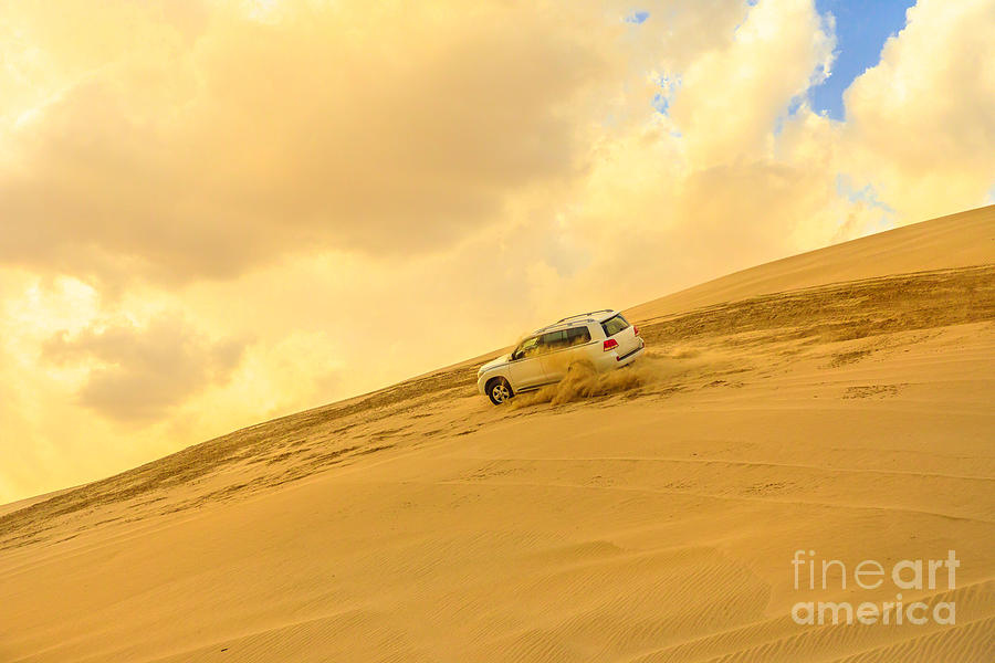 Dune Bashing desert safari #1 Photograph by Benny Marty