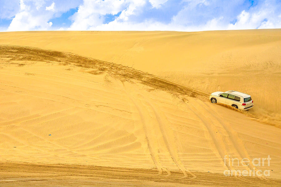 Dune Bashing Qatar #1 Photograph by Benny Marty
