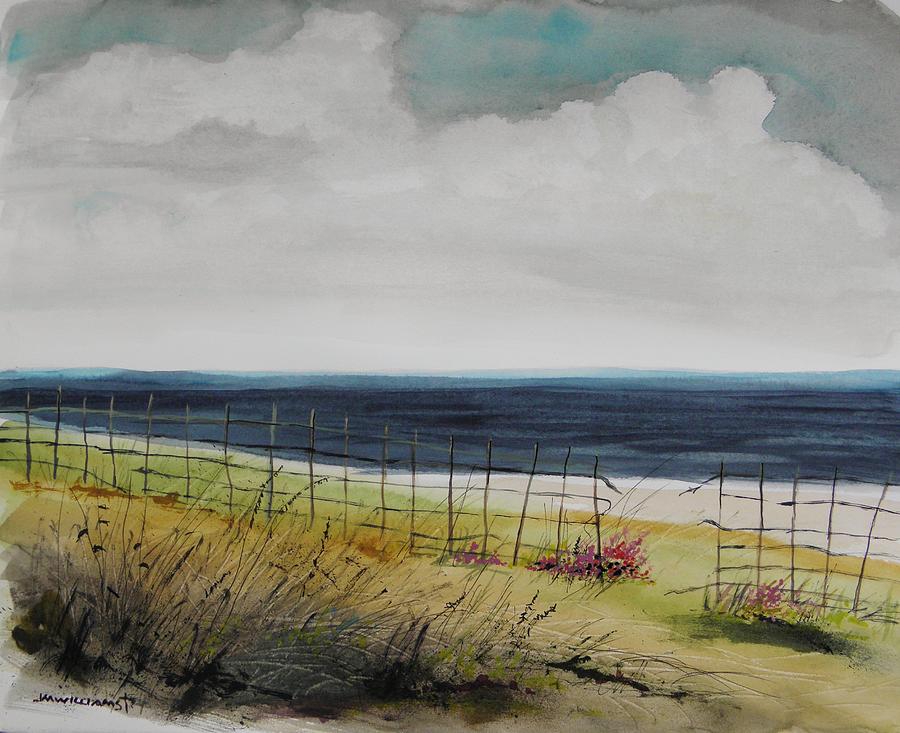 Dune Fence #2 Painting by John Williams