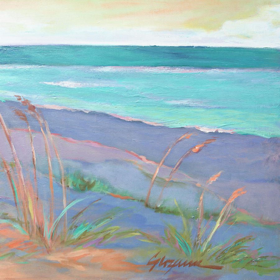 Dunes At Dusk II #1 Painting by Suzanne Wilkins Dunes At Dusk II #1 Painting by Suzanne Wilkins