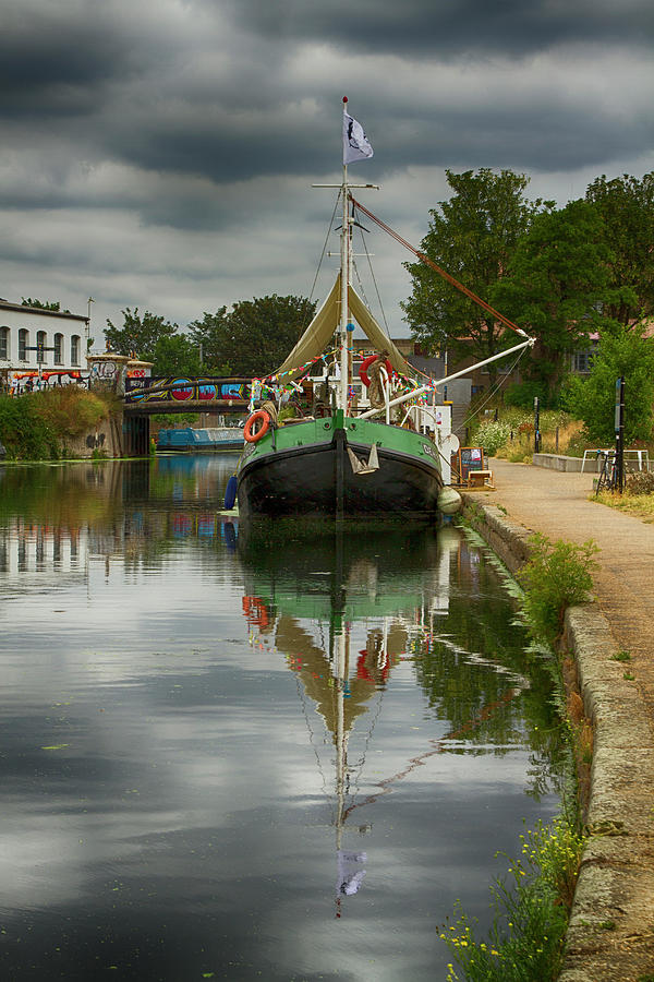 Dutch Barge River Lea #1 Photograph by David French