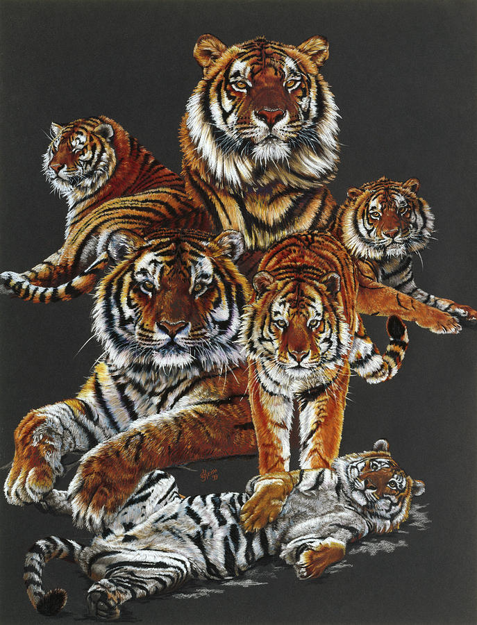 Animal Painting - Dynasty #1 by Barbara Keith