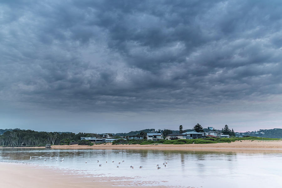 Early Morning Cloud Coverage at the Lagoon by Merrillie Redden Early Morning Cloud Coverage at the Lagoon by Merrillie Redden