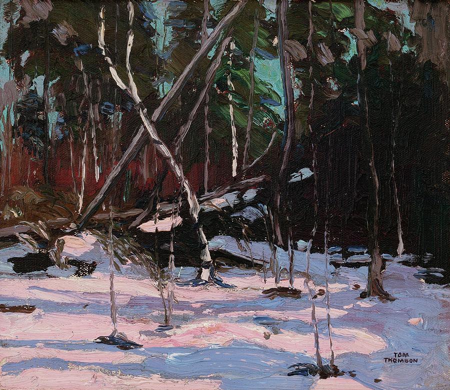 Winter Painting - Early Snow, Algonquin Park by Tom Thomson