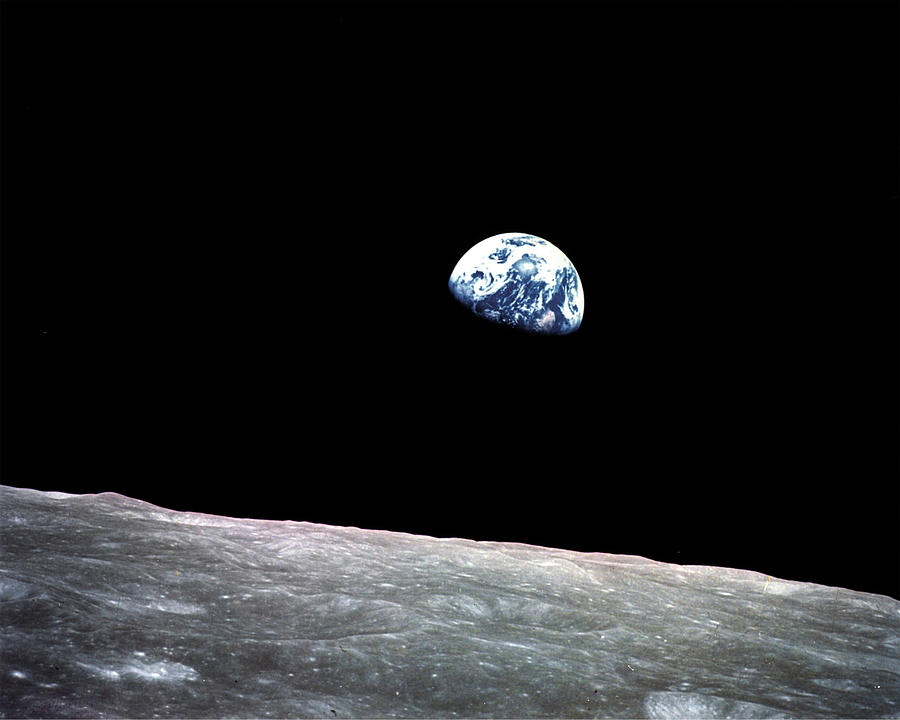 Earthrise - Apollo 8  Photograph by Doc Braham