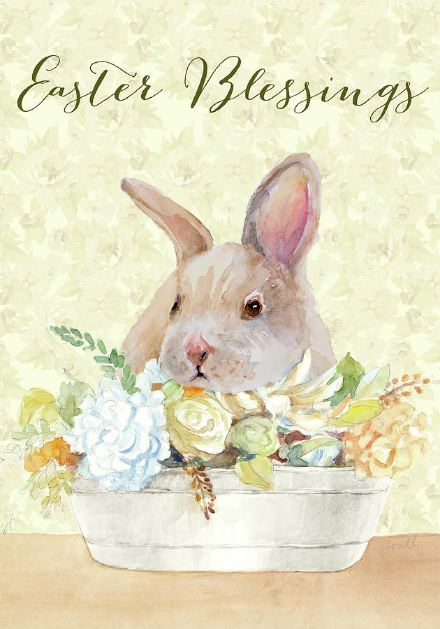 Easter Mixed Media - Easter Blessings #1 by Lanie Loreth