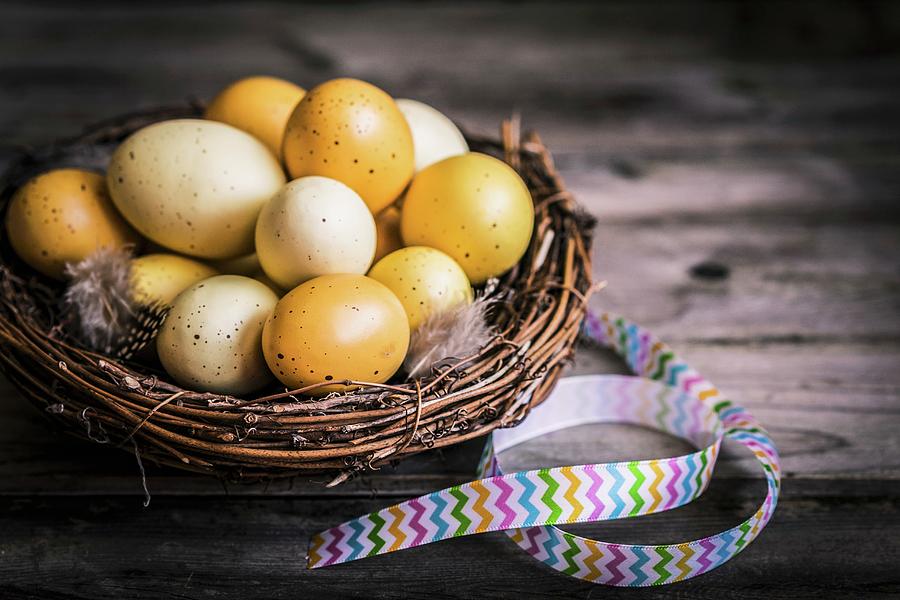 Easter Eggs #1 Photograph by Alena Haurylik