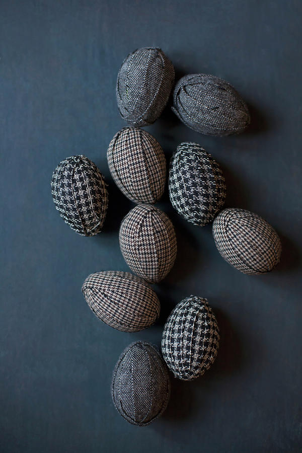 Easter Eggs Wrapped In Fabric #1 Photograph by Alicja Koll