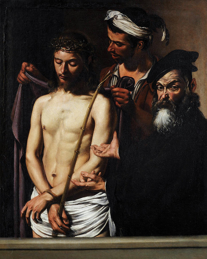 Caravaggio Painting - Ecce Homo #1 by Caravaggio