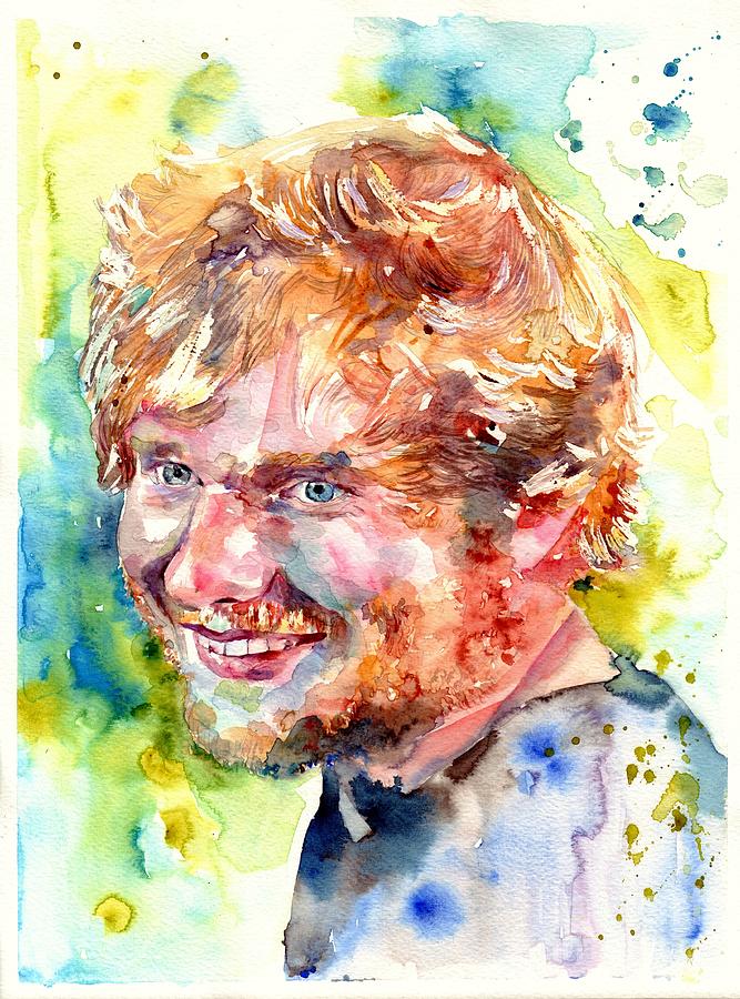 Adele Painting - Ed Sheeran #2 by Suzann Sines