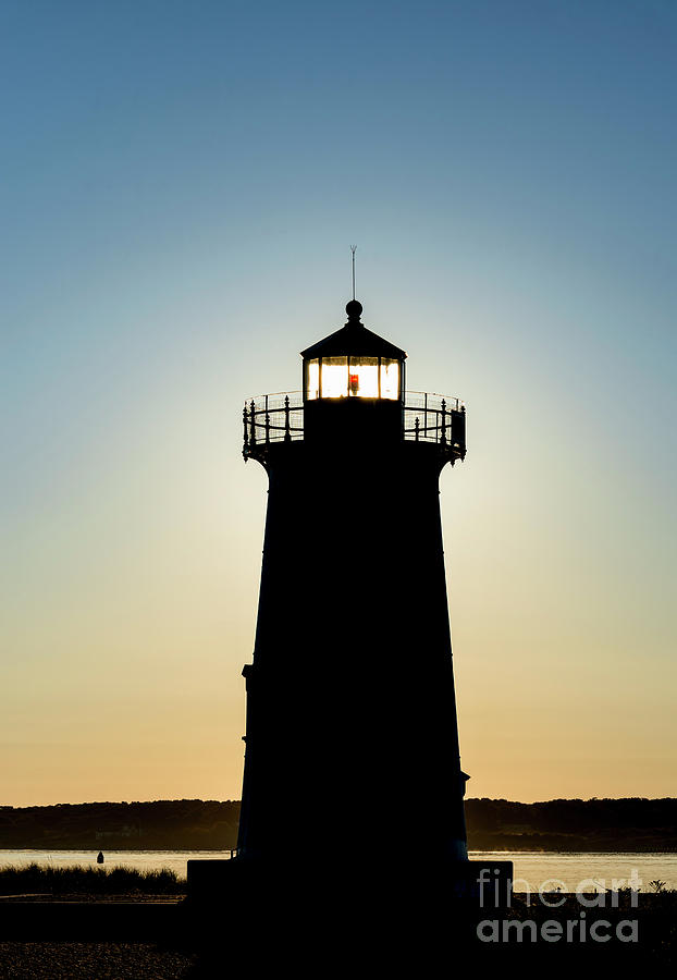 Architecture Photograph - Edgartown Lighthouse Sunrise #1 by John Greim