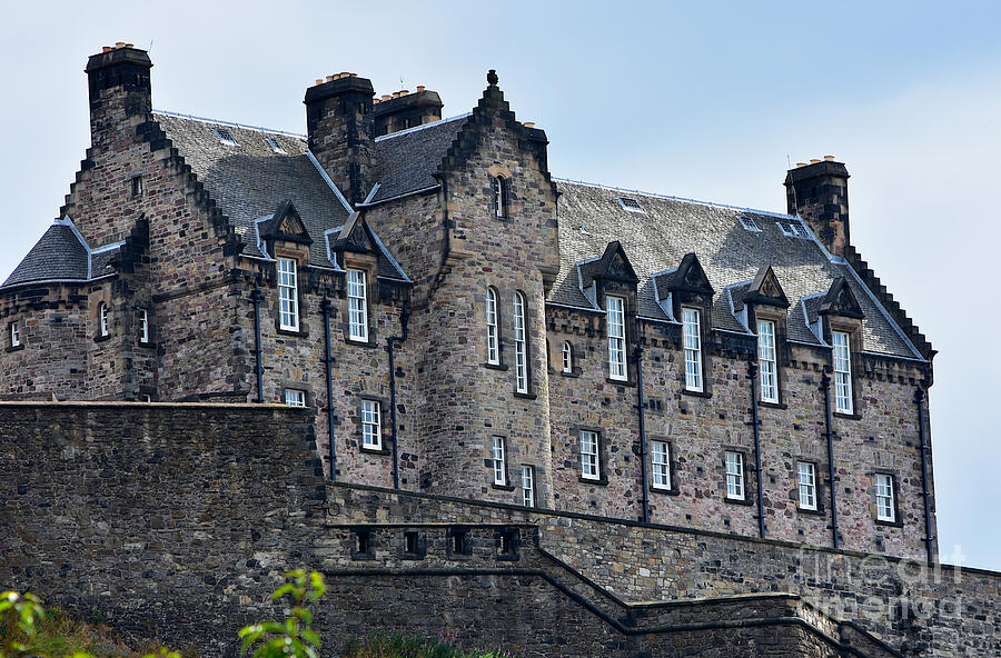 Edinburgh Castle - Hospital Building  Photograph by Yvonne Johnstone