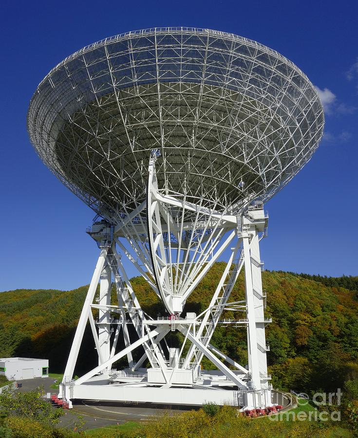 Effelsberg Radio Telescope Photograph By Detlev Van Ravenswaay Science Photo Library Fine Art