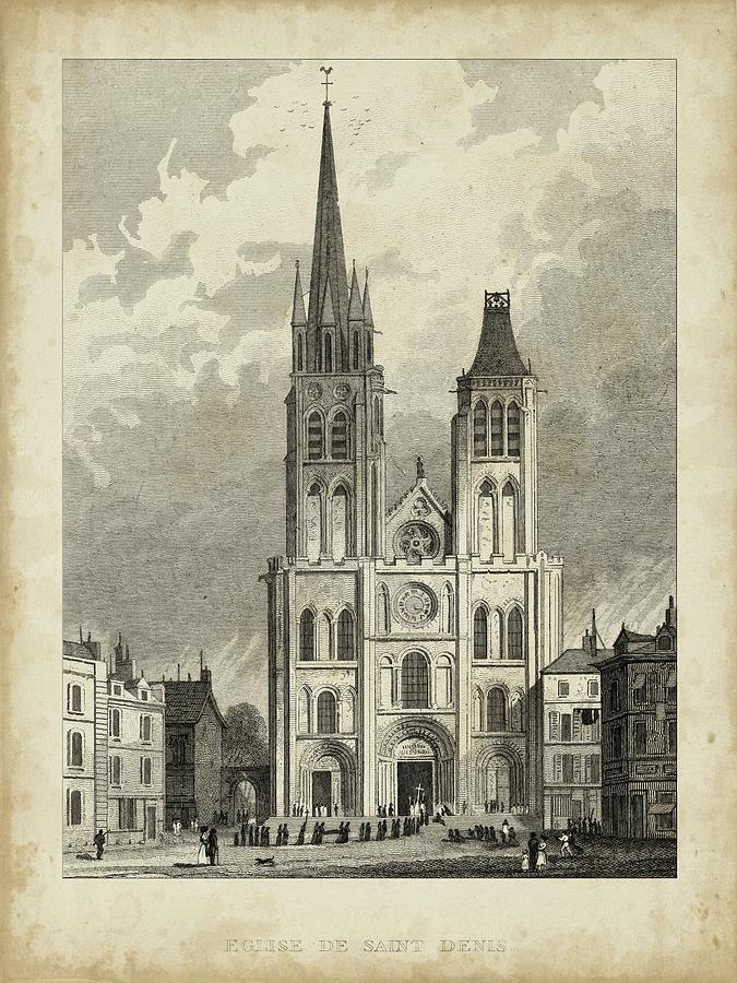 Eglise De St. Denis Painting by A. Pugin - Fine Art America