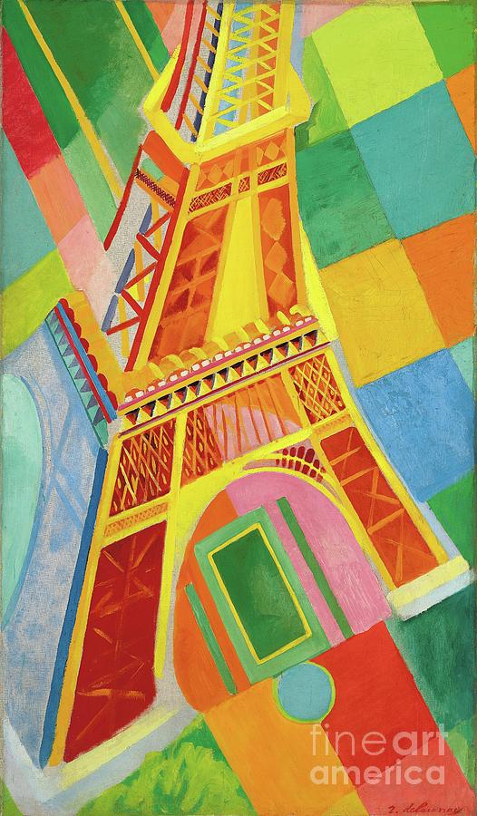 Robert Delaunay Painting - Eiffel Tower, 1926 by Robert Delaunay