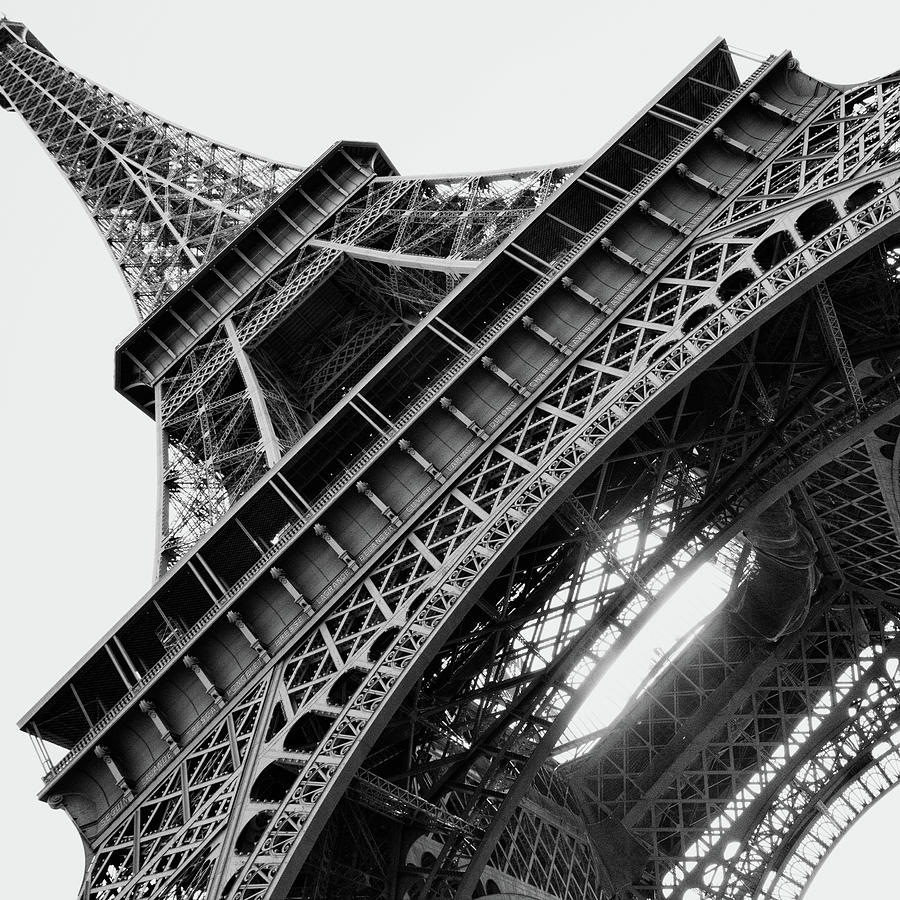 Paris Photograph - Eiffel Views Square I #1 by Emily Navas