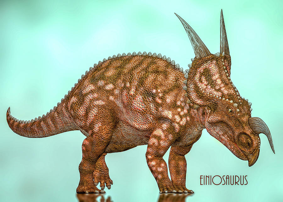 Einiosaurus #1 Digital Art by Bob Orsillo