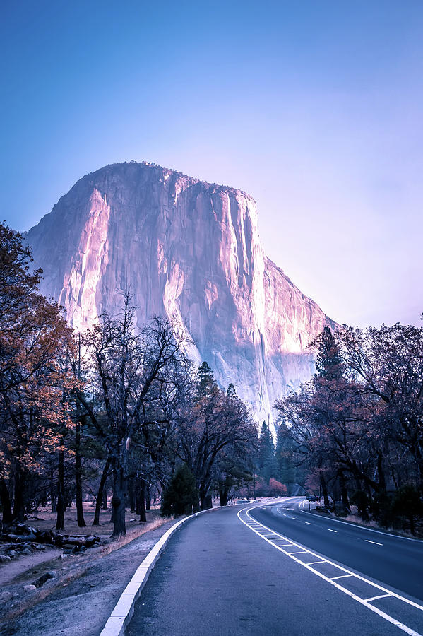 El Capitan road through Yosemite National Park #1 Photograph by Alex Grichenko