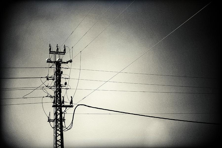 Electrical Tower Of High Voltage Photograph by Lluis Real - Fine Art ...