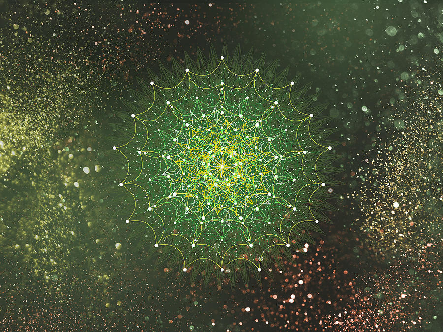 Elementals' Realm Mandala by Nathalie DAOUT Elementals' Realm Mandala by Nathalie DAOUT