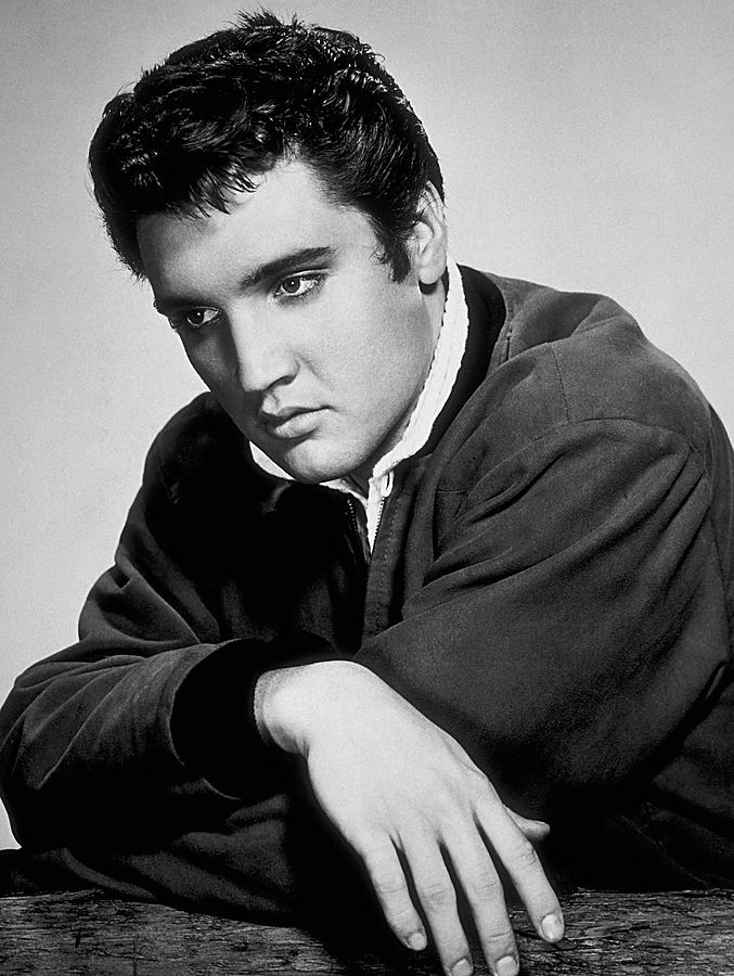 Elvis Presley: Handsome Star In The Studio #1 Photograph by Globe ...