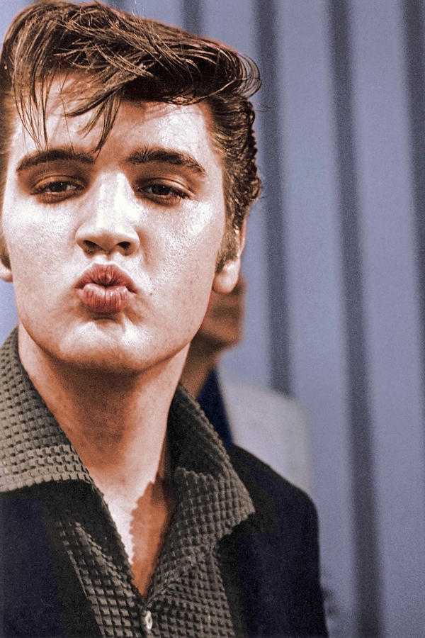 Elvis Presley Photograph - Elvis Presley: The Kiss #1 by Lloyd Dinkins