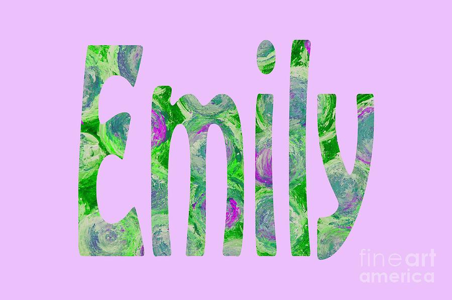 Emily Digital Art by Corinne Carroll