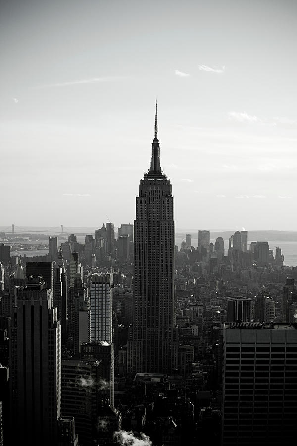 Empire State Building And New York Cityscape Digital Art by Eric Branco ...