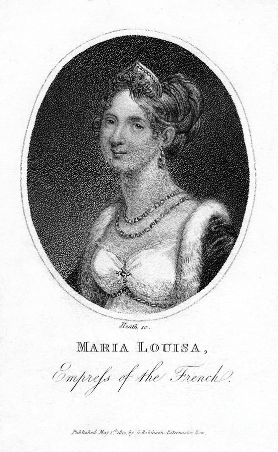 Empress Marie-louise, Second Wife #1 Drawing by Print Collector