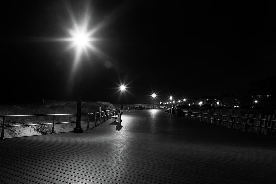 Empty Boardwalk Photograph by Adrienne Scap