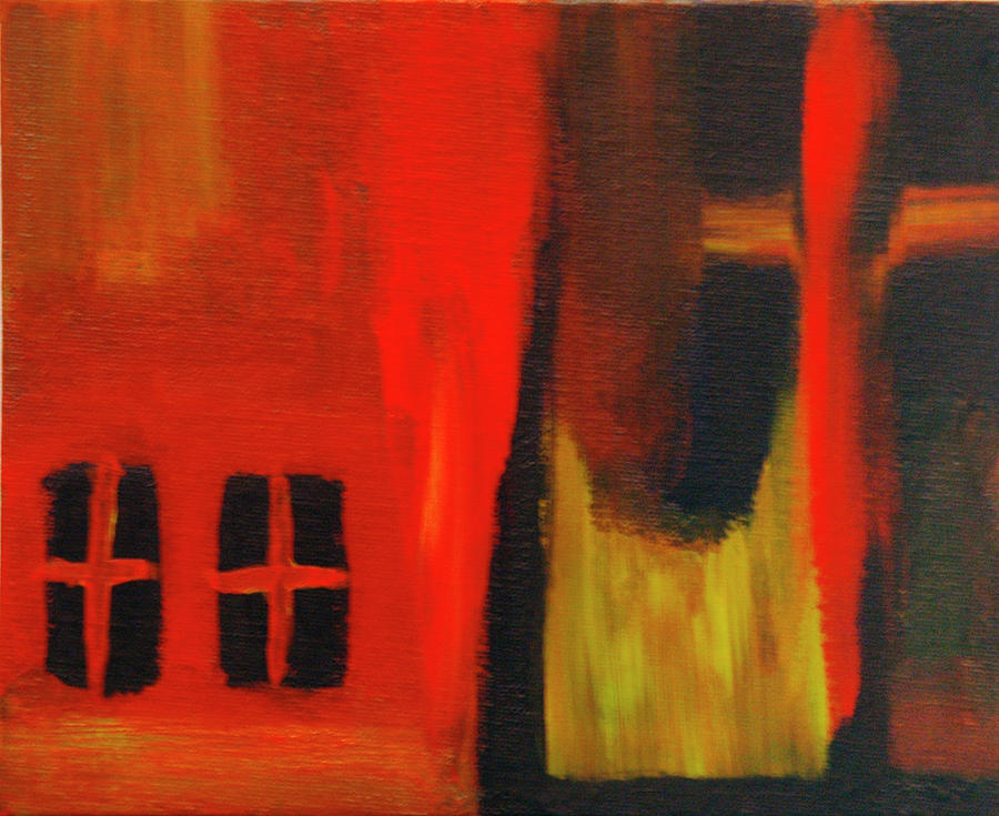 Empty Windows #1 Painting by Rein Nomm