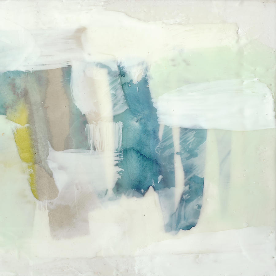Abstract Painting - Encaustic Window II #1 by Jennifer Goldberger