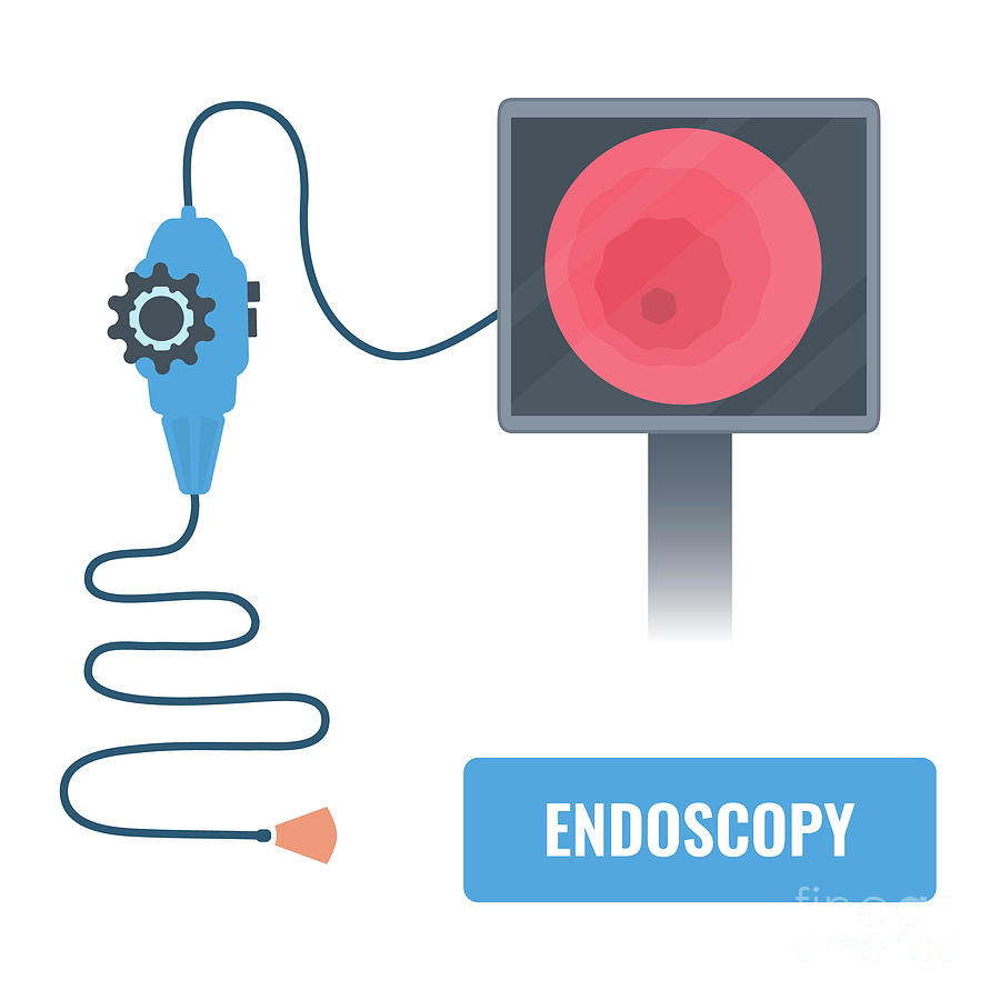 Device Photograph - Endoscopy Equipment #1 by Art4stock/science Photo Library